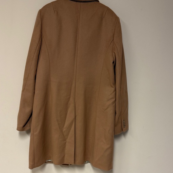 J. Crew Women's Camel Wool Blend Coat 14 Tall - Picture 5 of 5